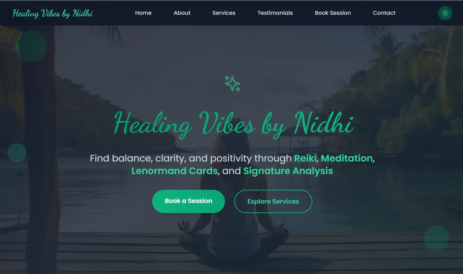 Spiritual Portfolio Site